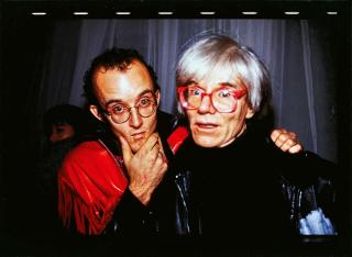 Nan Goldin - Andy Warhol and Keith Haring at Palladium N.Y.