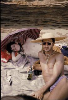 Nan Goldin - Bruce and Philippe on the beach. Truro, Mass.