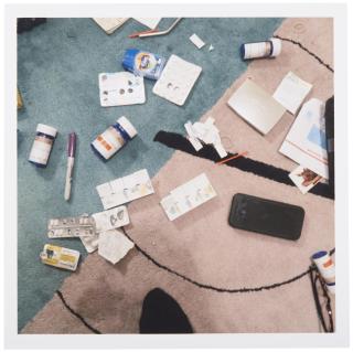 Nan Goldin - Drugs on the Rug, 2016