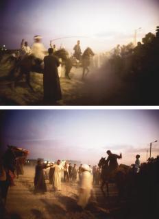 Nan Goldin - (I) Jabalowe On Roma At Horse Show At Dusk, Luxor (Ii) Jabalowe On Roma At Horse Show, Luxor
