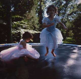 Nan Goldin - Lily & Isabel On Trampoline