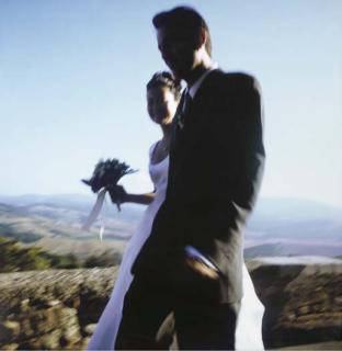 Nan Goldin - Marina and Jan-Christian walking home, Radicondoli, Italy