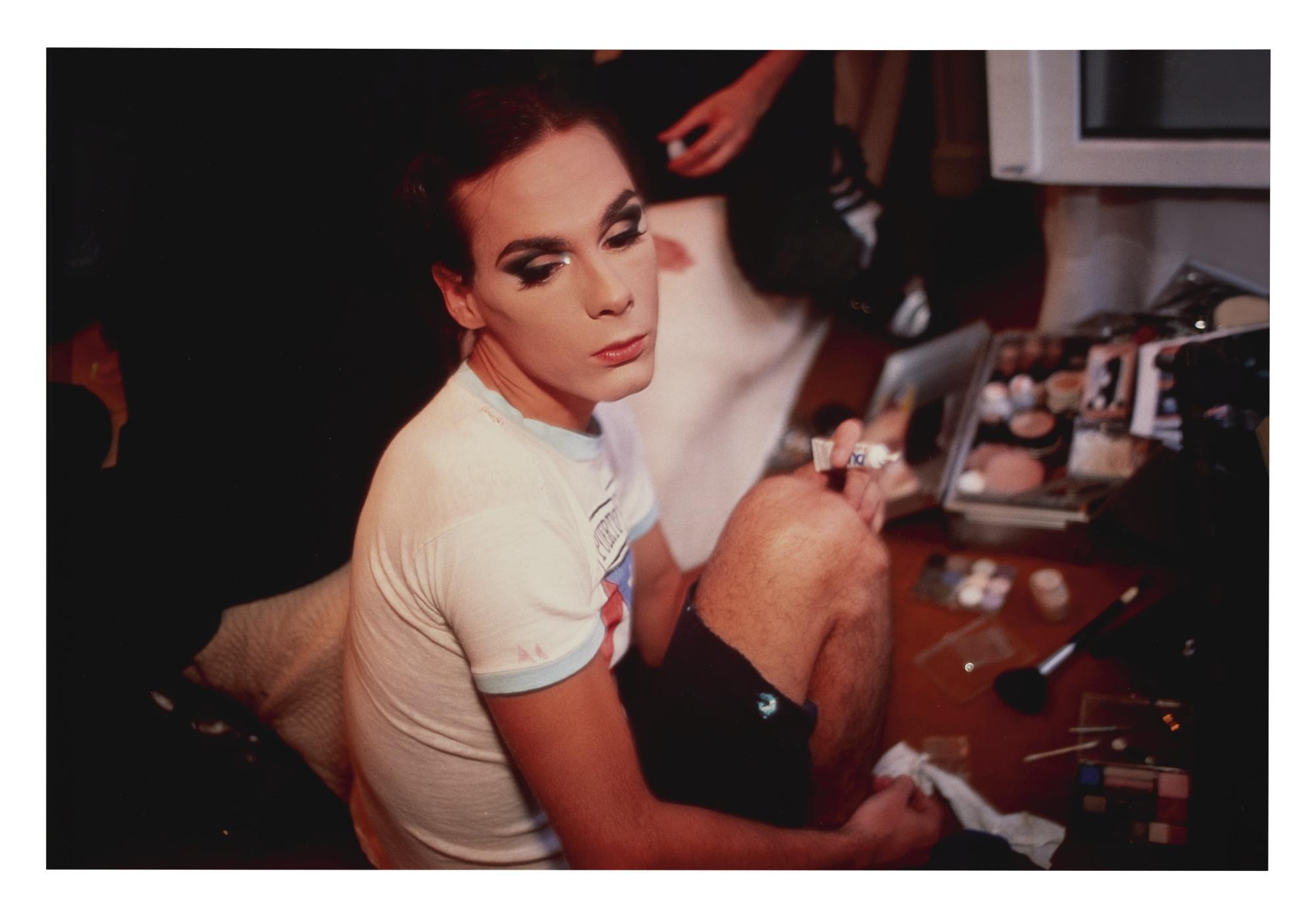 Nan Goldin - Misty Doing Her Make-Up, Paris, 1991