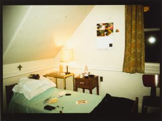 Nan Goldin - My room in halfway house, Belmont, Ma.