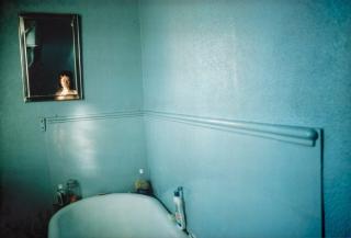 Nan Goldin - Self-Portrait in Blue Bathroom