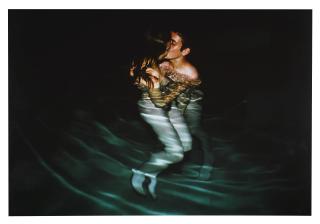 Nan Goldin - Simon And Jessica Kissing In Yvon\'S Pool