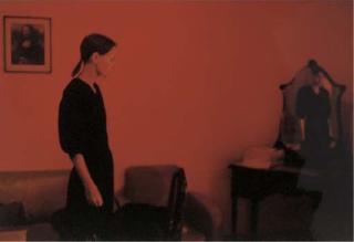 Nan Goldin - Suzanne with Mona Lisa, Mexico City