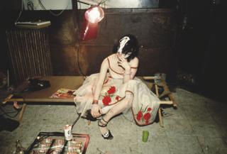 Nan Goldin - Trixie on the cot. NYC. 1979