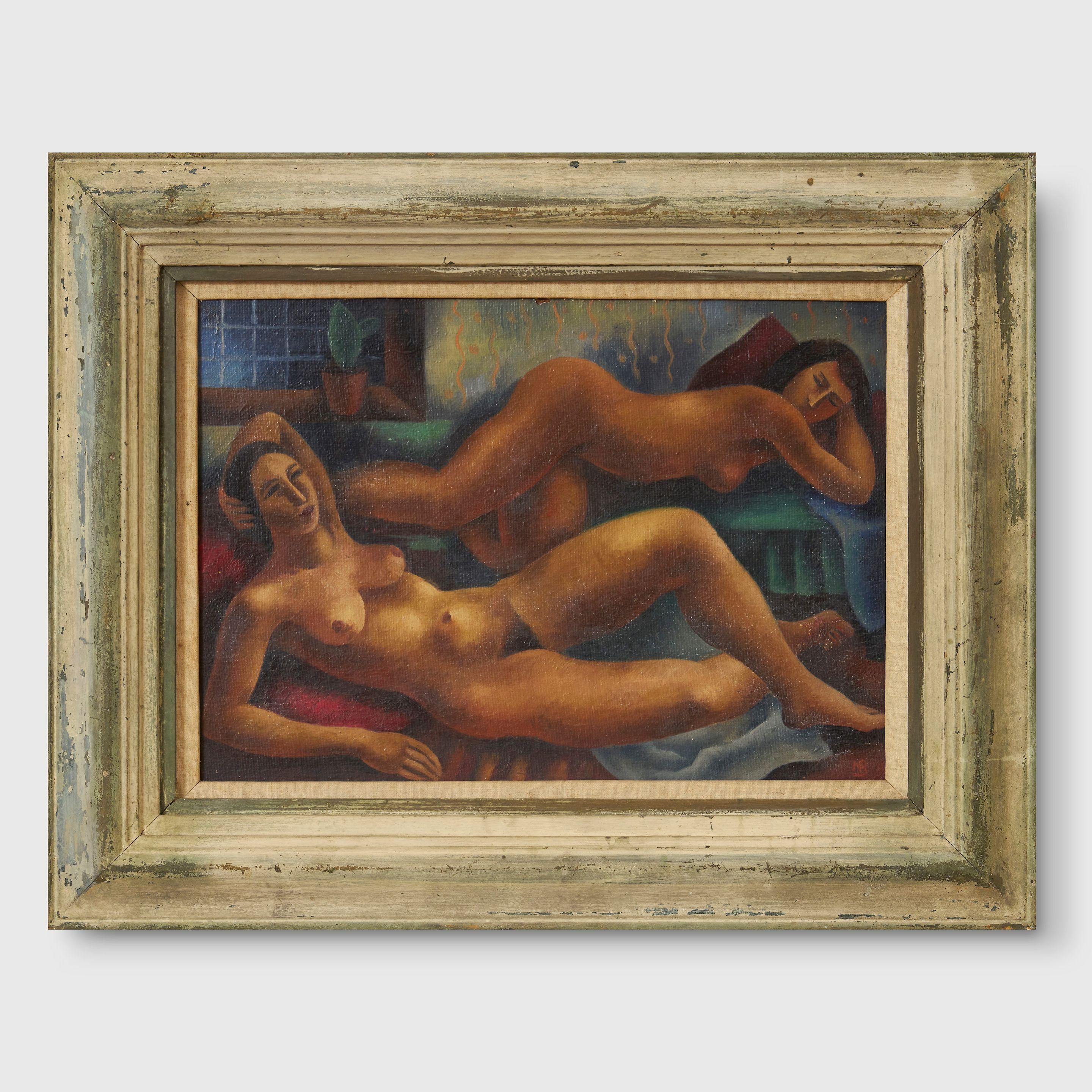 Nancy Borlase - Reclining Nudes, 1943