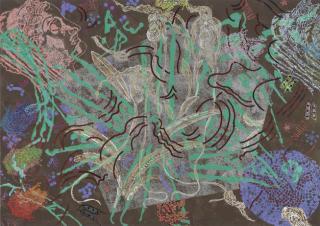 Nancy Graves - 75 x 75; and Six Frogs, both from Simca Series