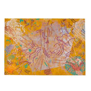 Nancy Graves - 75 x 75; Six Frogs, from the Simca Series