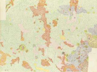 Nancy Graves - III and VI, from Lithographs Based on Geological Maps of Lunar Orbits & Apollo Landing Sites