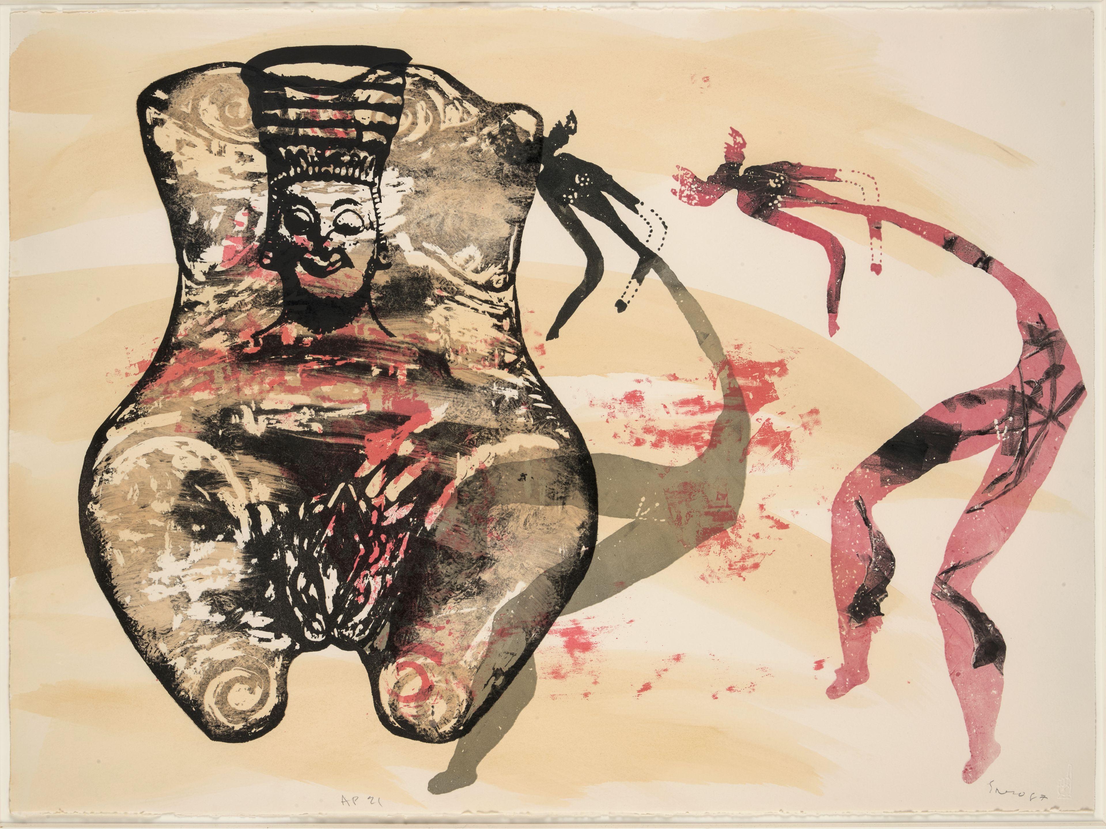 Nancy Spero - Goddess II