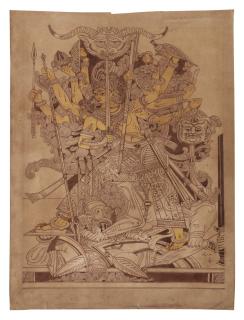 Nandalal Bose - Untitled (Mahishasura Mardini)
