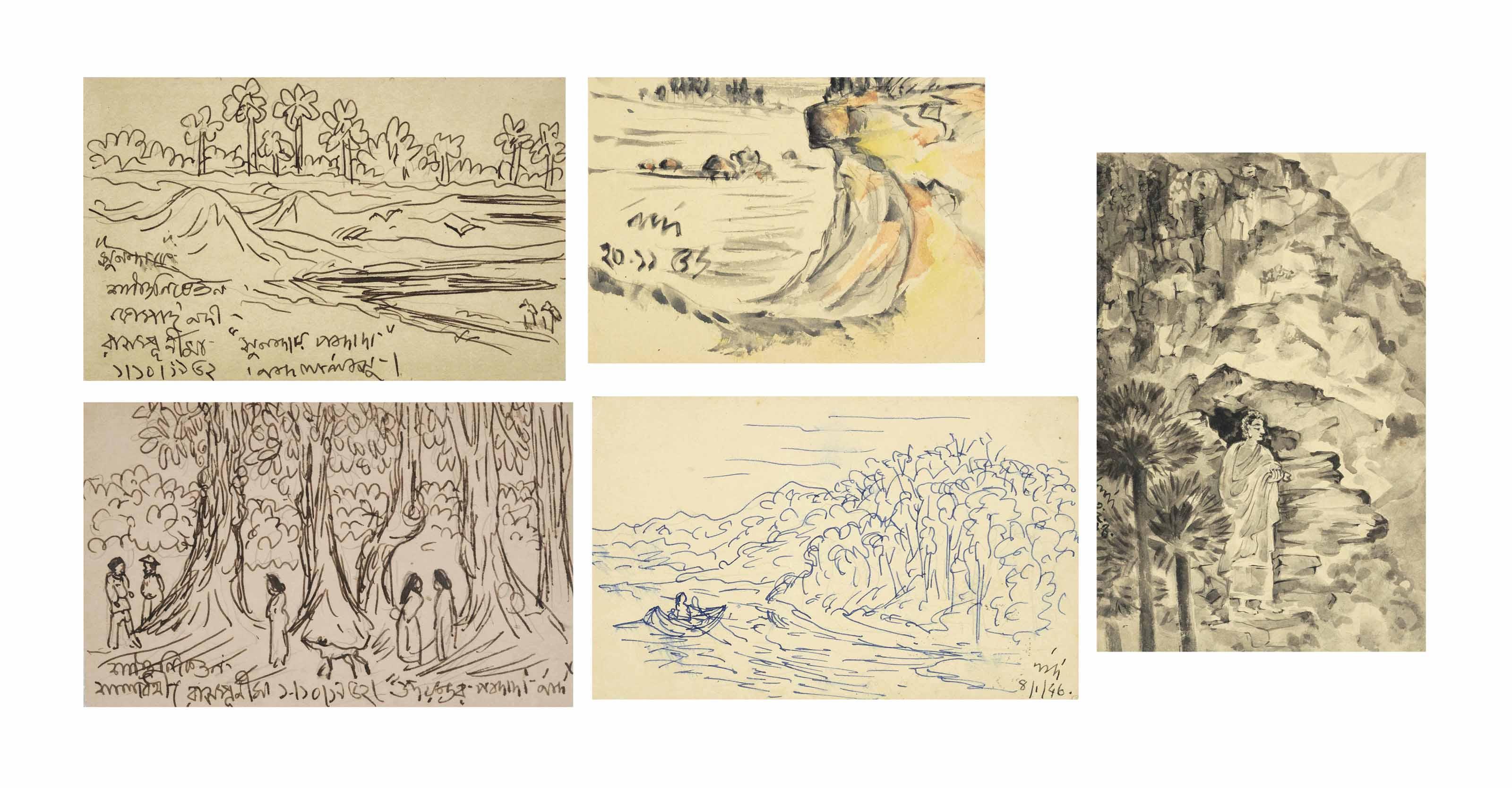 Nandalal Bose - Untitled