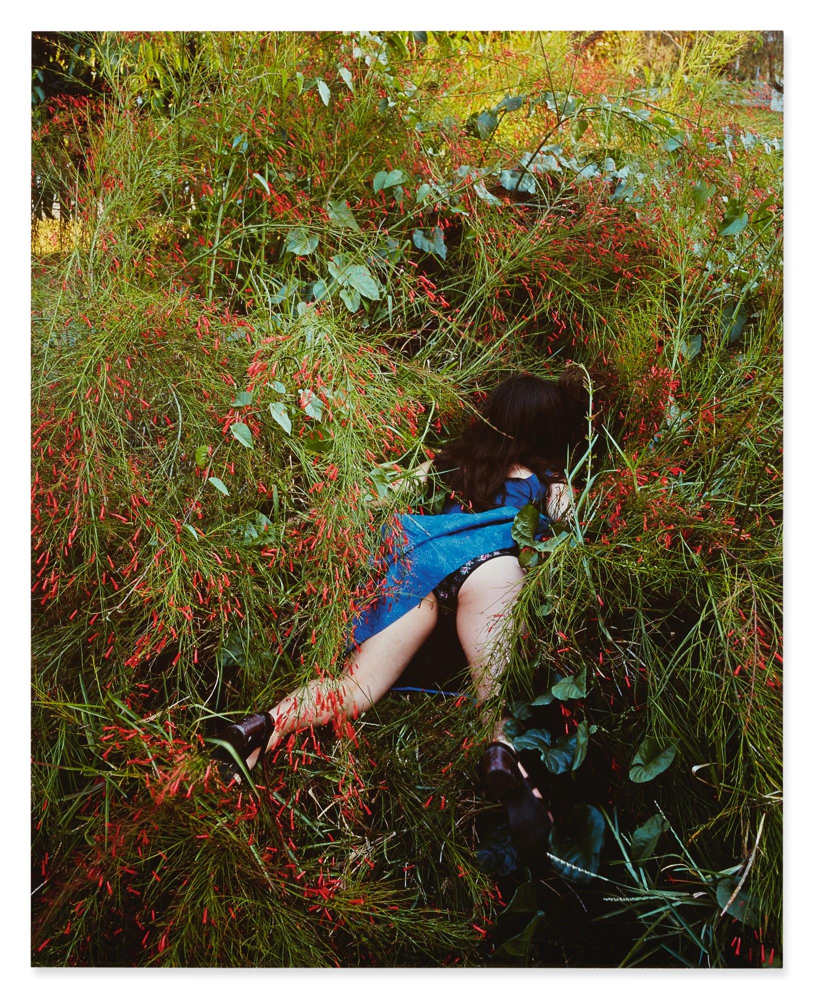 Naomi Fisher - Untitled (Blue Dress) [From Backyard Series]