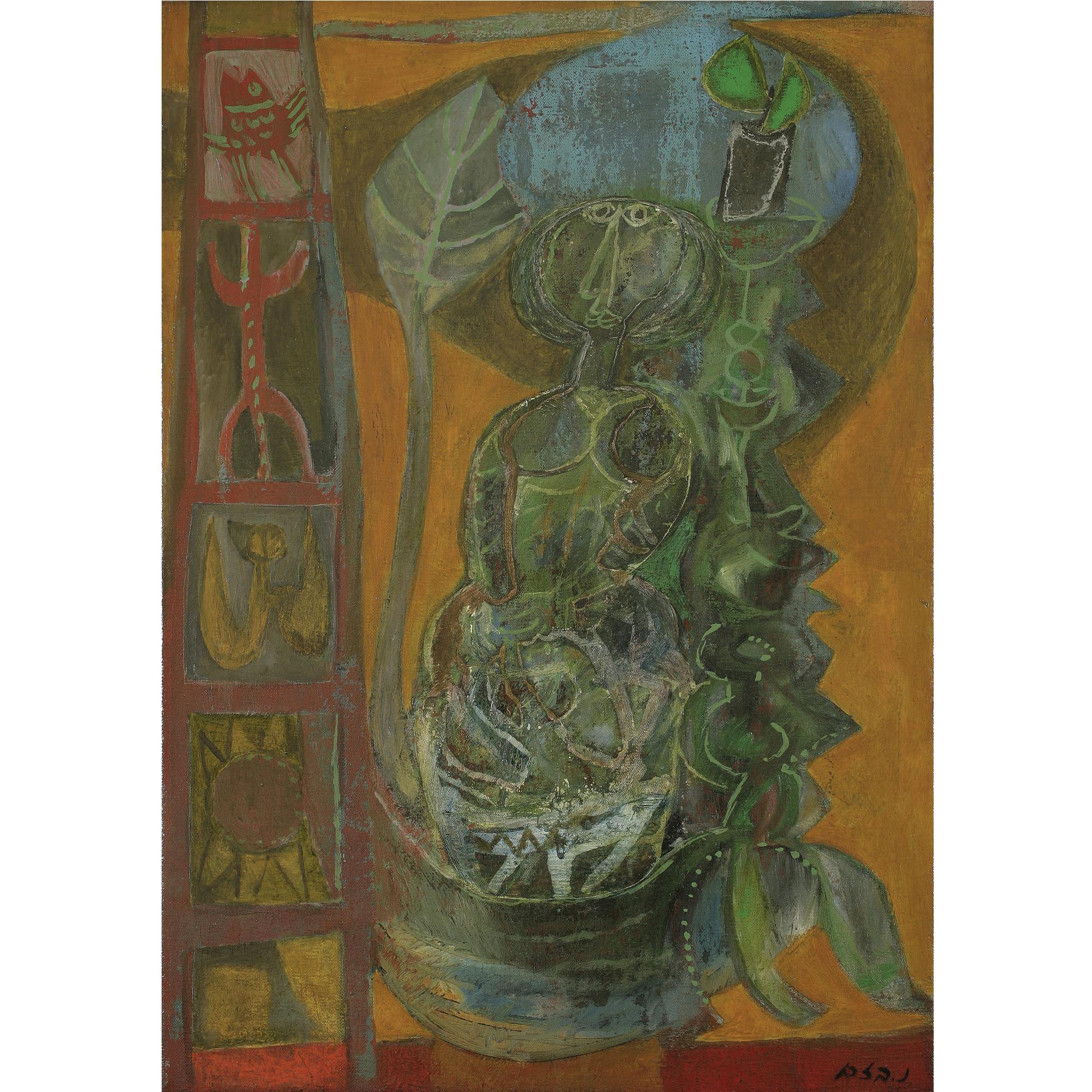 Naphtali Bezem - Figure By A Ladder