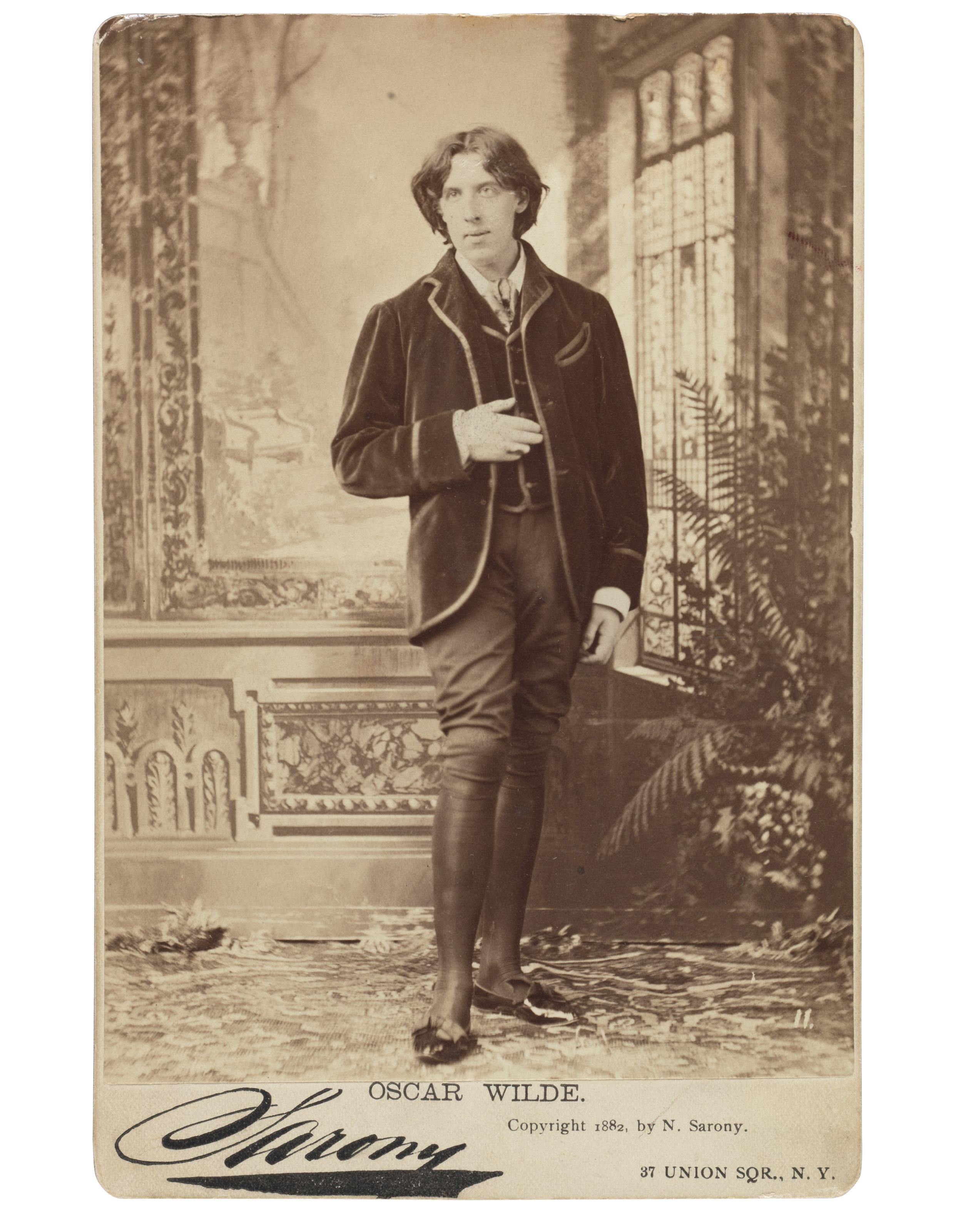 Napoleon Sarony - Portrait of Oscar Wilde, 1882