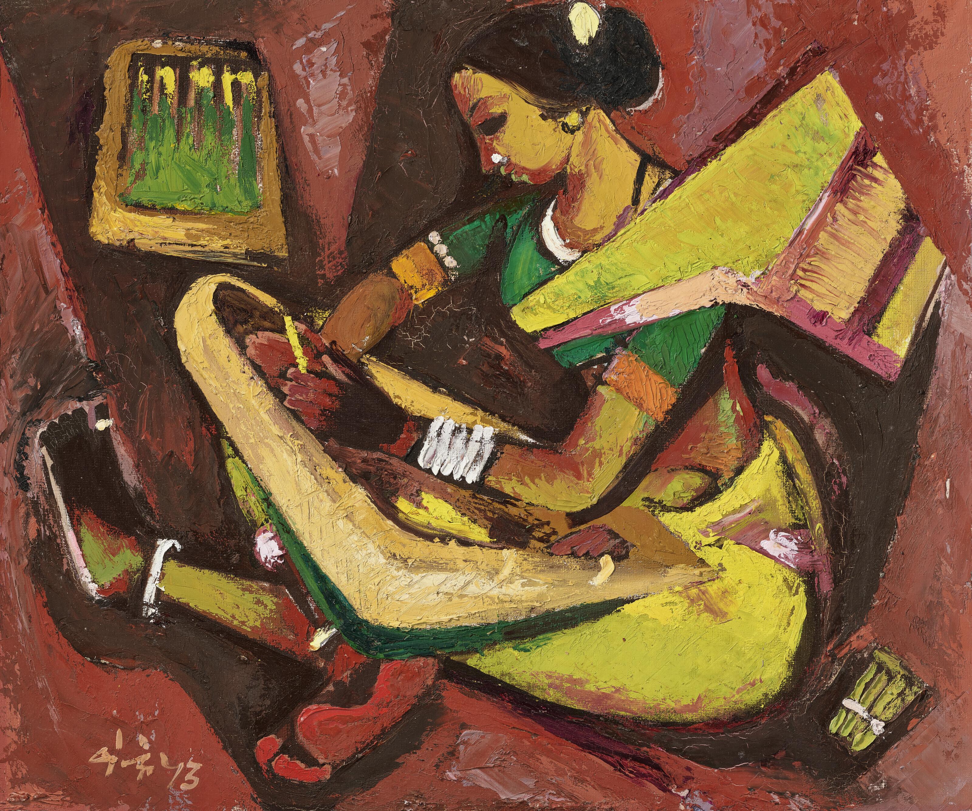 Narayan Shridhar Bendre - Cigar Maker