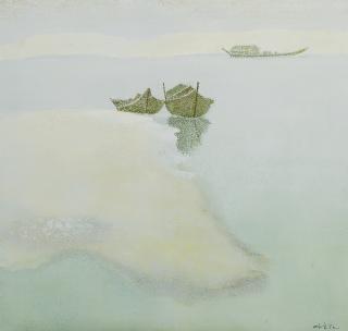 Narayan Shridhar Bendre - Untitled (Boats)