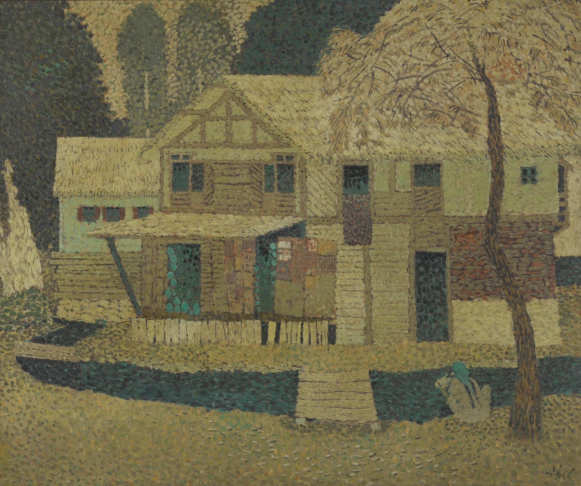 Narayan Shridhar Bendre - Untitled (Kashmir Series)