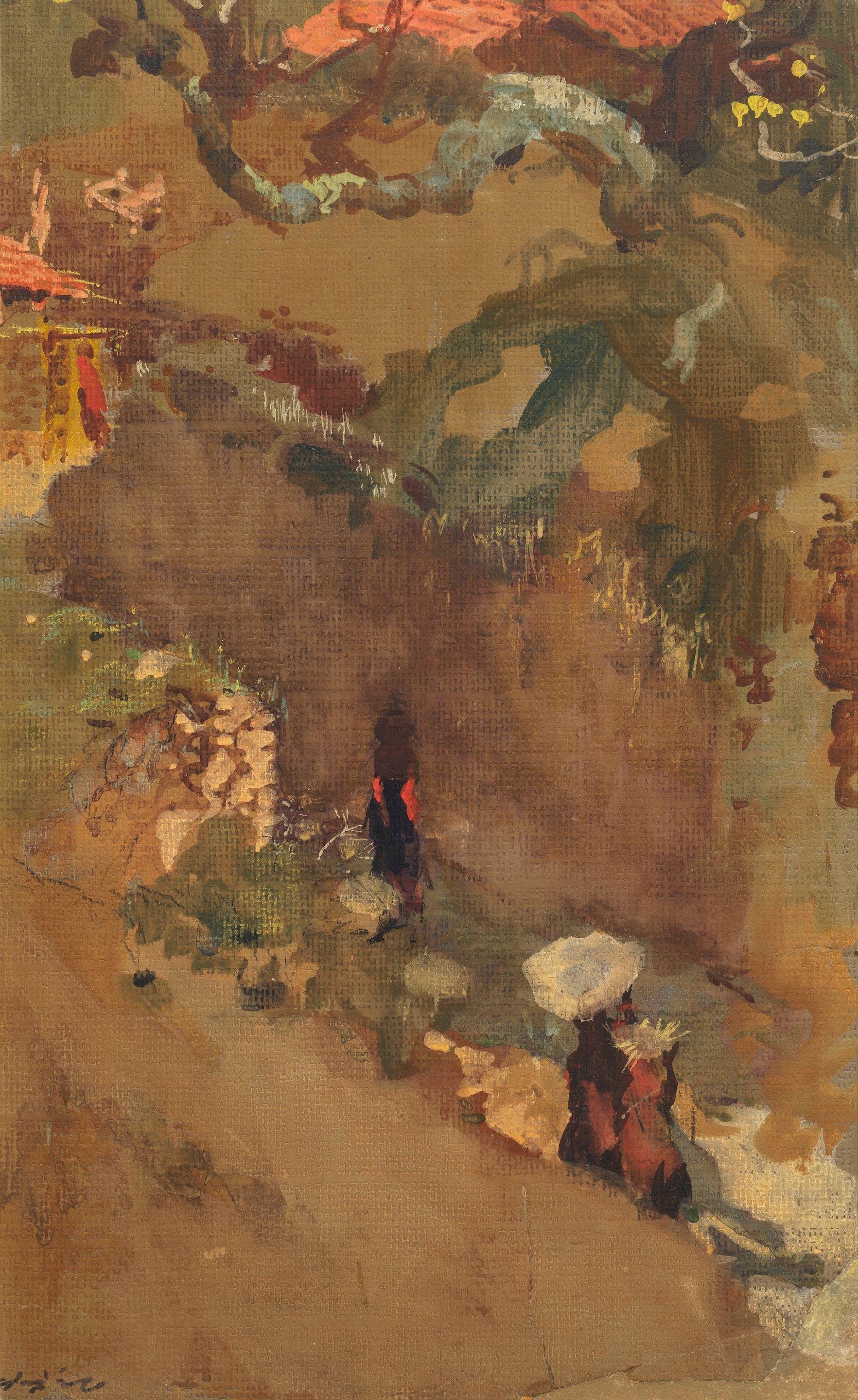 Narayan Shridhar Bendre - Untitled (Landscape)