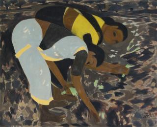 Narayan Shridhar Bendre - Untitled (Two Women Working)