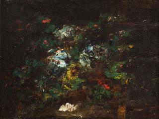 Narcisse Diaz de La Peña - Blumenstillleben.