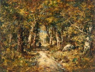 Narcisse Diaz de La Peña - Waldinneres von Fontainebleau