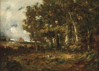 Narcisse Virgile Diaz de La Peña - A wooded landscape