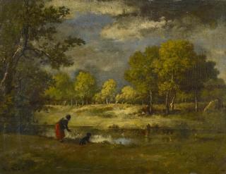 Narcisse Virgile Diaz De La Pena - Am Waldsee