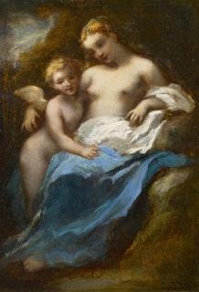 Narcisse Virgile Diaz De La Pena - Amor und Venus.