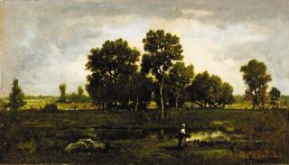 Narcisse-Virgile Diaz De La Pena - Fagotière près la mare aux vipères