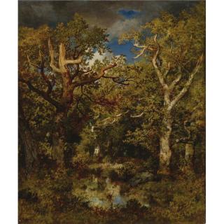 Narçisse Virgile Diaz De La Peña - French Mare En Fôret, Chêne Demi-Mort