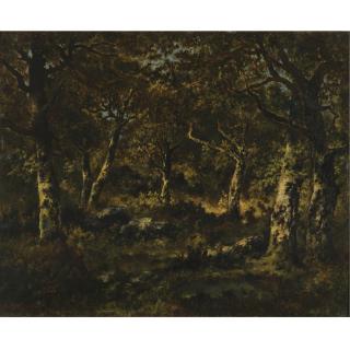 Narcisse Virgile Diaz De La Peña - French Wooded Scene