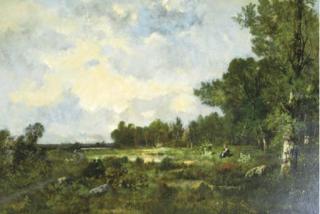 Narcisse-Virgile Diaz de la Peña - Gathering Faggots, Fontainebleau