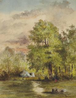 Narcisse-Virgille Diaz de La Pena - Vue d\'une clairière