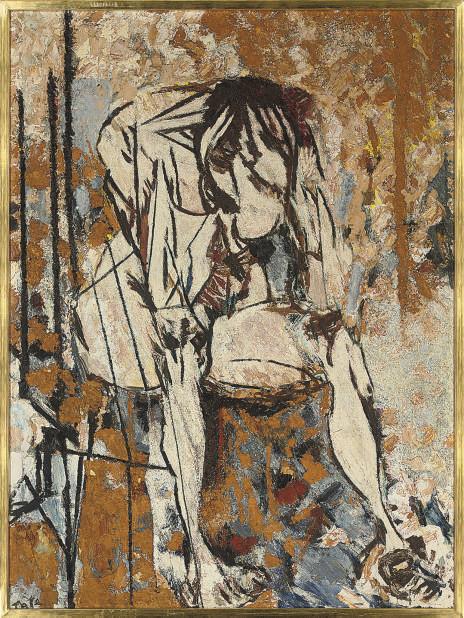 Narine Tate - Seated nude