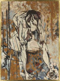 Narine Tate - Seated nude