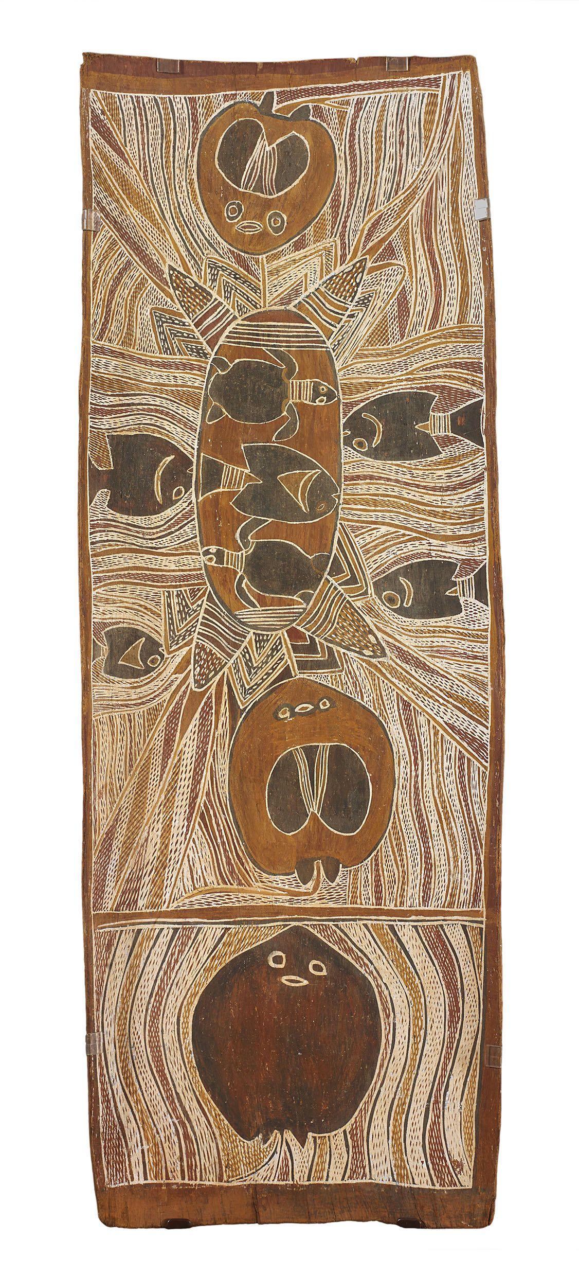 Narritjin Maymuru - Untitled (Blue Mud Bay)