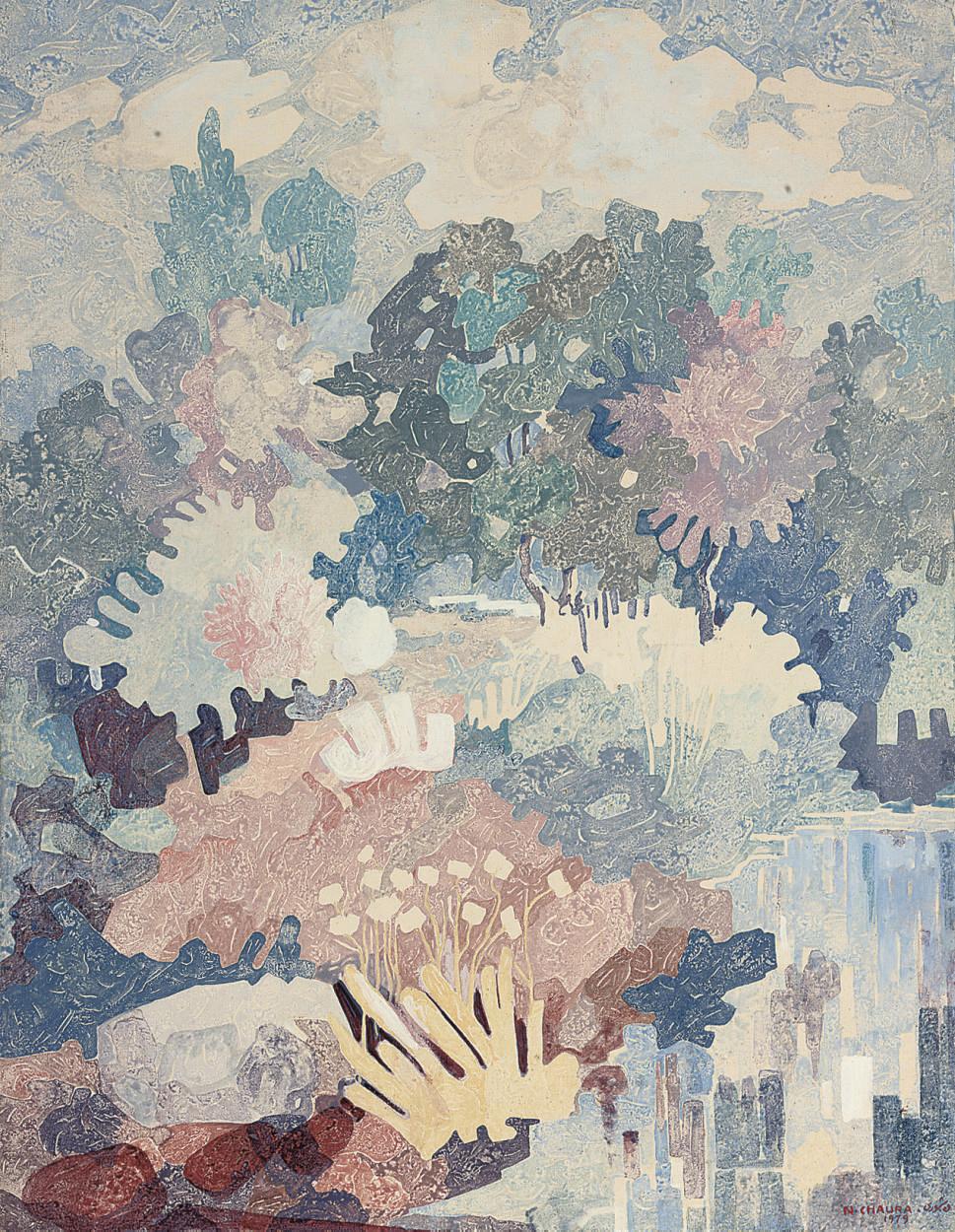 Naseer Chaura - Paysage abstrait