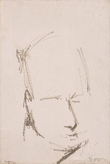 Nasreen Mohamedi - Untitled (Portrait of Bal Chhabda)