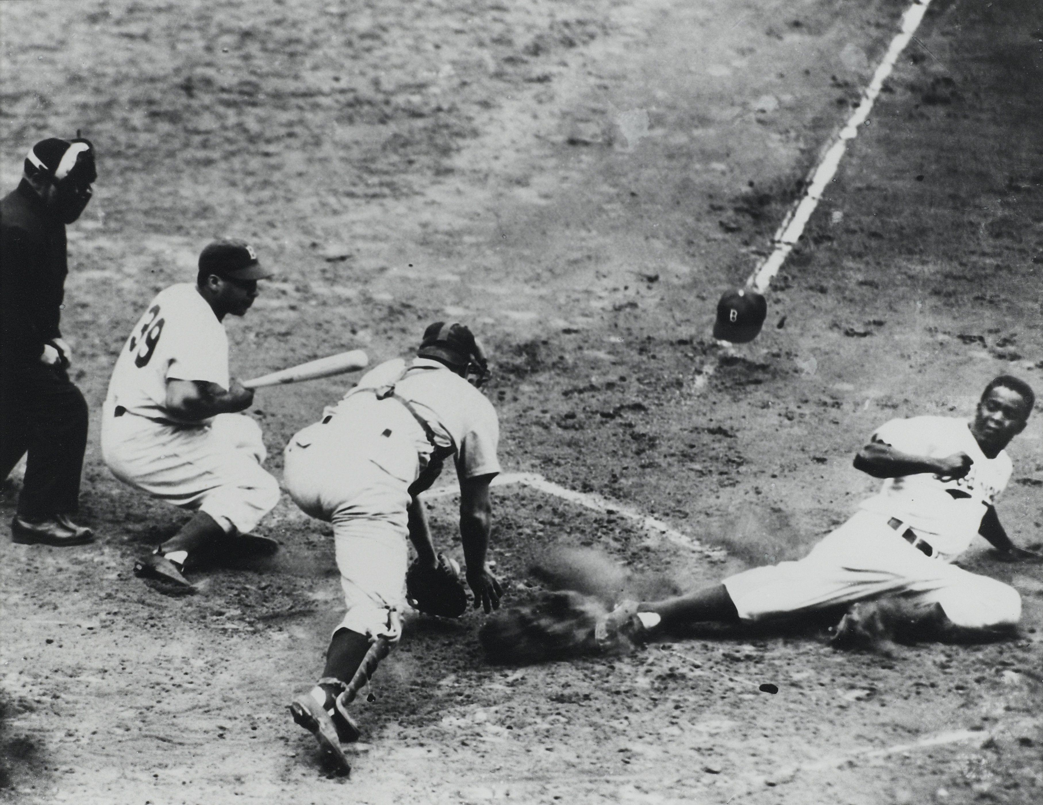 Nat Fein - Jackie Robinson Steals Home, July 17