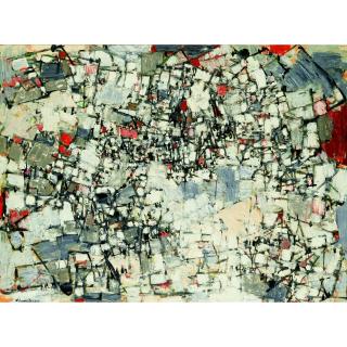 Natalia Dumitresco - Constellation En Blanc Et Gris No. 1