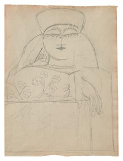 Natalia Goncharova - Design For The Commedia Dell’Arte (A Double-Sided Work)