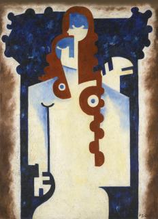 Natalia Goncharova - Femme Cubiste