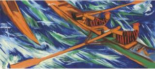 Natalia Goncharova - Les rameurs