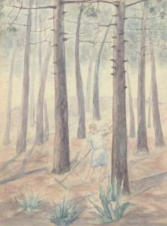 Natalia Goncharova - Sous les pins