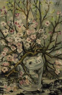 Natalia Goncharova - Still life with blossoms