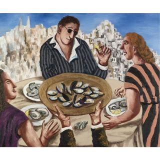 Natalia Igorevna Nesterova - Golden Dish With Mussels